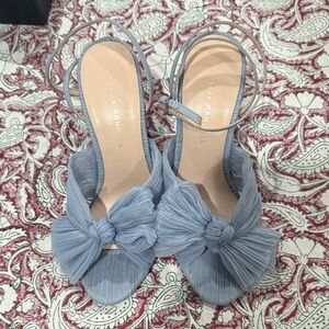 Loeffler Randall Light Blue Bow Heels